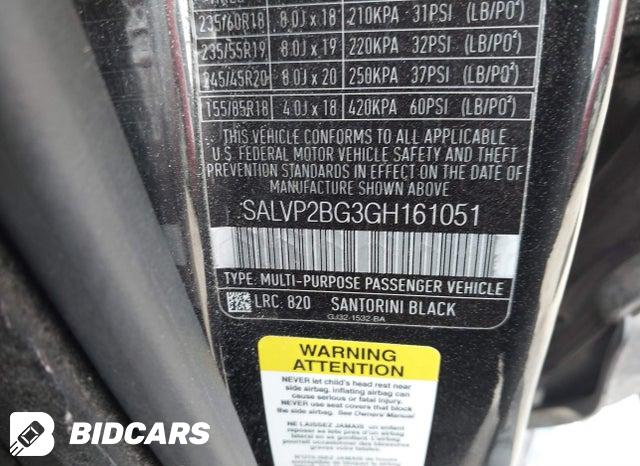 SALVP2BG3GH161051 2016 Land Rover Range Rover photo no. 9