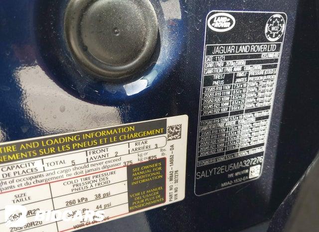 SALYT2EU5MA327276 2021 Land Rover Range Rover photo no. 9