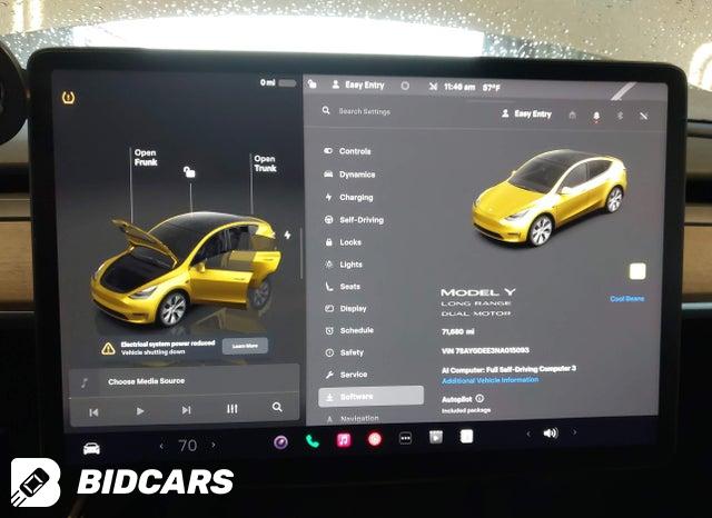 7SAYGDEE3NA015093 2022 Tesla Model Y photo no. 7