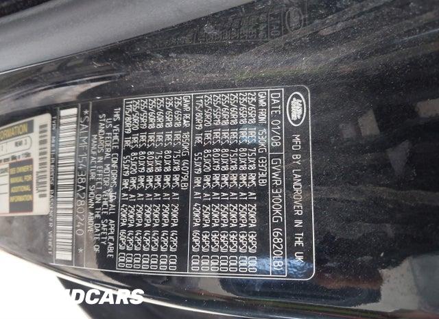 SALMF15438A280240 2008 Land Rover Range Rover photo no. 9
