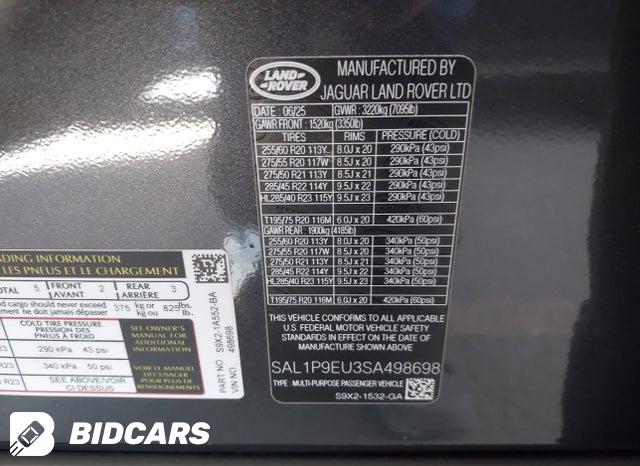 SAL1P9EU3SA498698 2025 Land Rover Range Rover photo no. 9