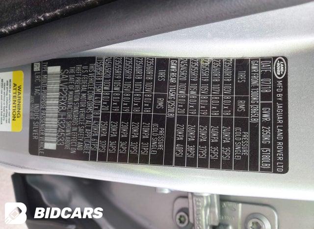 SALVP2RX8JH324533 2018 Land Rover Range Rover photo no. 9