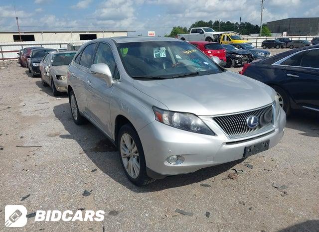 JTJZB1BA1C2406100 2012 Lexus RX photo no. 1