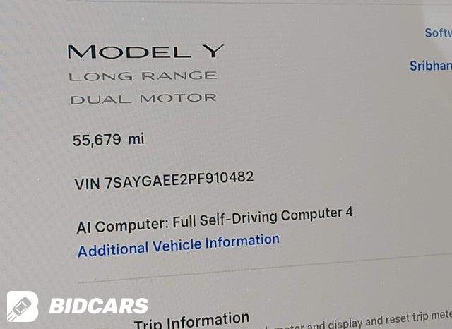 7SAYGAEE2PF910482 2023 Tesla Model Y photo no. 15