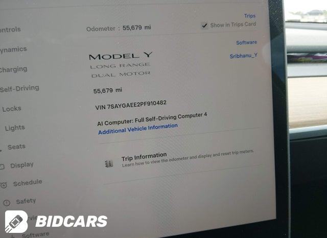 7SAYGAEE2PF910482 2023 Tesla Model Y photo no. 7