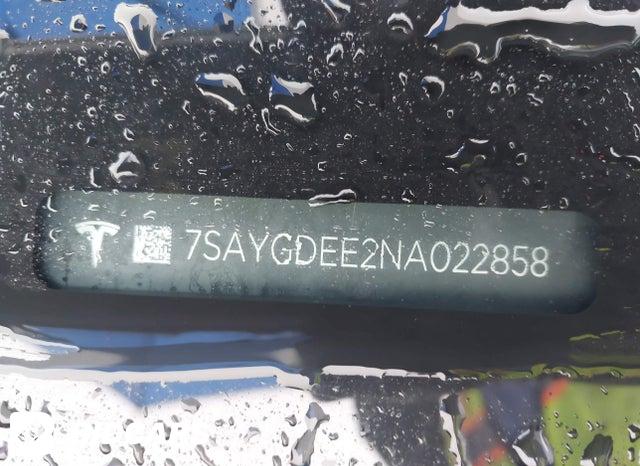 7SAYGDEE2NA022858 2022 Tesla Model Y photo no. 9