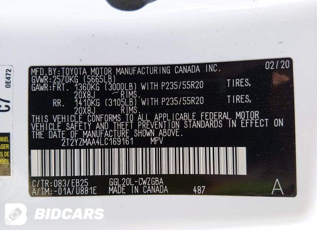 2020 Lexus RX — VIN 2T2YZMAA4LC169161, şəkil 9