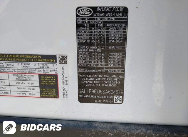 SAL1P9EU6SA604819 2025 Land Rover Range Rover photo no. 9