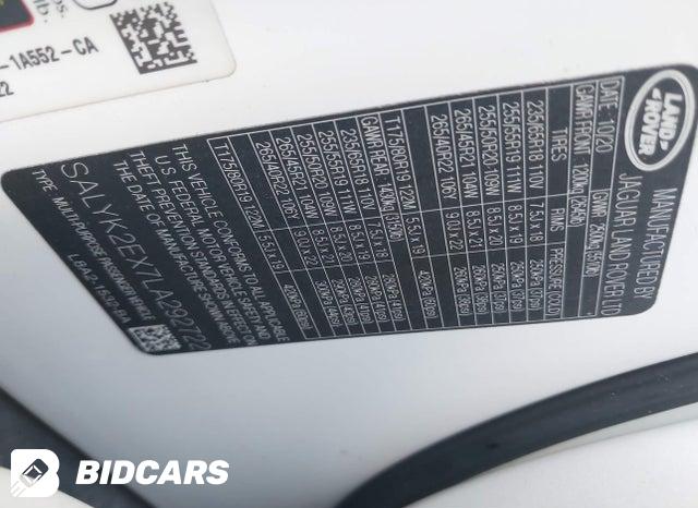 SALYK2EX7LA292722 2020 Land Rover Range Rover photo no. 9