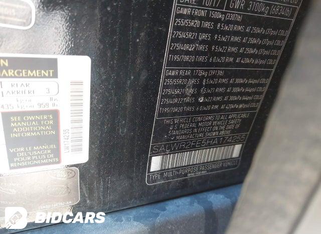 SALWR2FE5HA174255 2017 Land Rover Range Rover photo no. 9