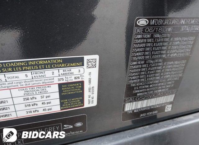SALGS2SVXJA512379 2018 Land Rover Range Rover photo no. 9