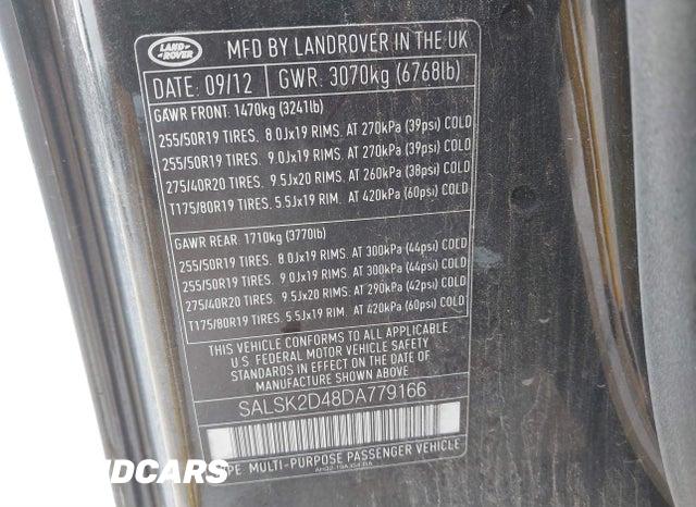 SALSK2D48DA779166 2013 Land Rover Range Rover photo no. 9