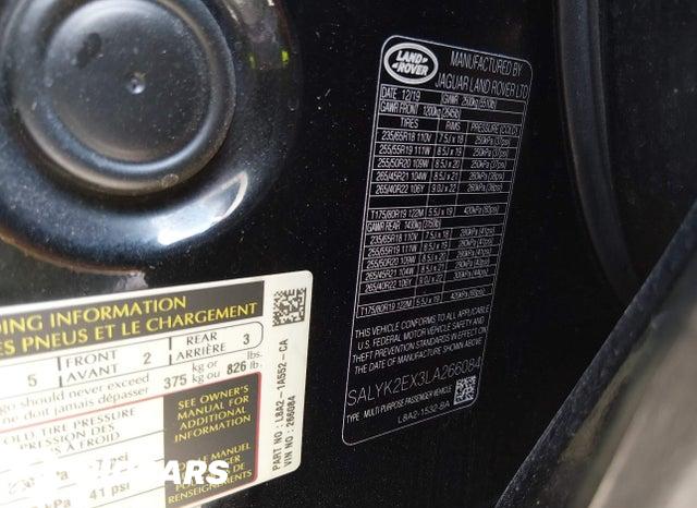 SALYK2EX3LA266084 2020 Land Rover Range Rover photo no. 9