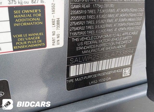 SALWR2SU8LA733884 2020 Land Rover Range Rover photo no. 9