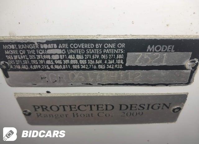 RGR06171H112      2012 Ranger 21' photo no. 9