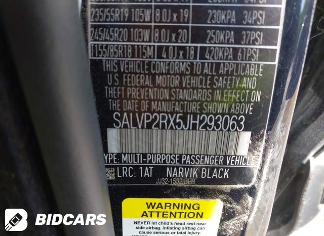 SALVP2RX5JH293063 2018 Land Rover Range Rover photo no. 9