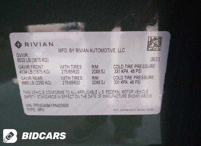 7PDSGABA1PN020926 2023 Rivian R1S photo no. 9