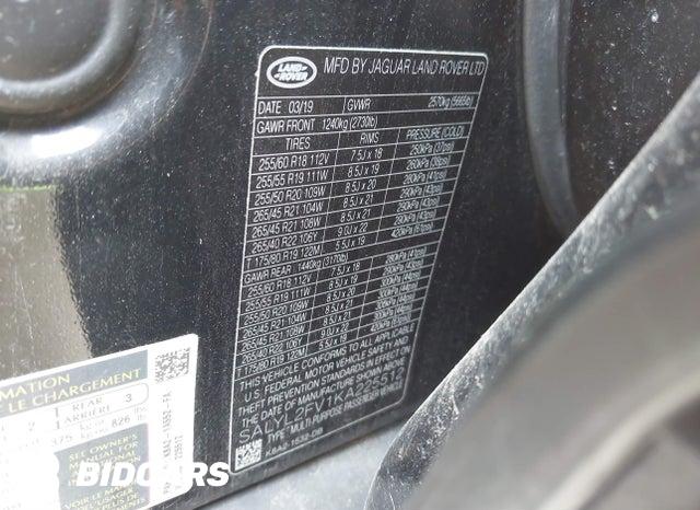 SALYL2FV1KA225512 2019 Land Rover Range Rover photo no. 9