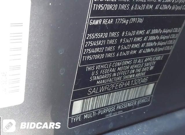 SALWR2FE6HA132046 2017 Land Rover Range Rover photo no. 9