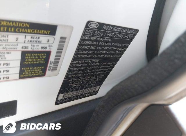 SALGS2EF7GA281857 2016 Land Rover Range Rover photo no. 9