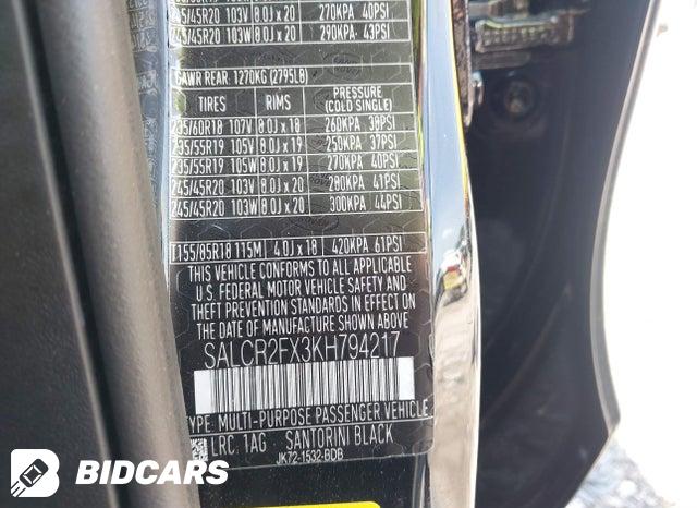 SALCR2FX3KH794217 2019 Land Rover Discovery photo no. 9