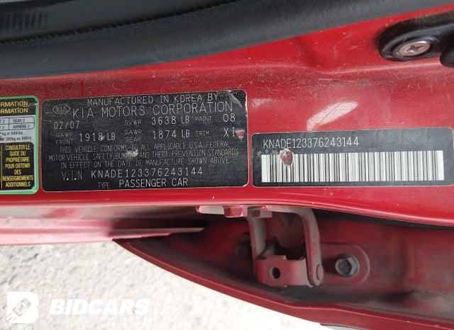 KNADE123376243144 2007 KIA Rio photo no. 9
