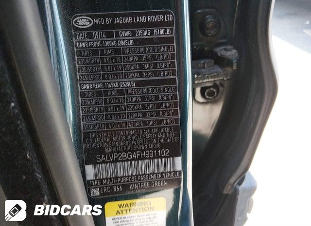 SALVP2BG4FH991102 2015 Land Rover Range Rover photo no. 9
