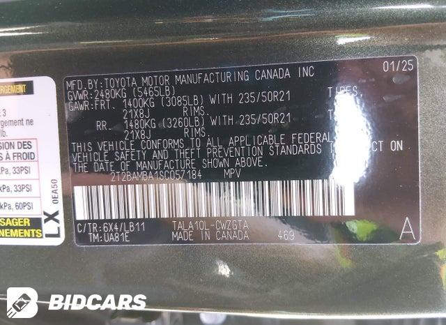 2T2BAMBA1SC057184 2025 Lexus RX photo no. 9