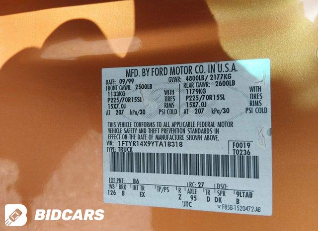 1FTYR14X9YTA18318 2000 Ford Ranger photo no. 9