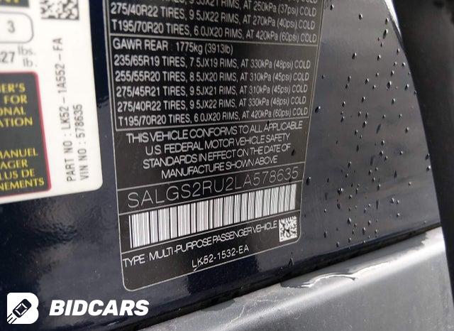 SALGS2RU2LA578635 2020 Land Rover Range Rover photo no. 9