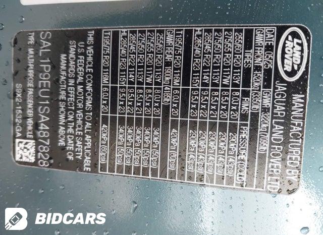 SAL1P9EU1SA487828 2025 Land Rover Range Rover photo no. 9