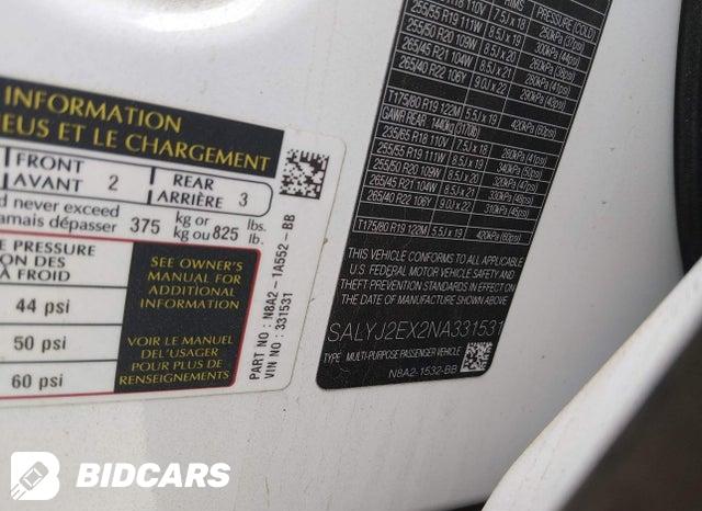 SALYJ2EX2NA331531 2022 Land Rover Range Rover photo no. 9