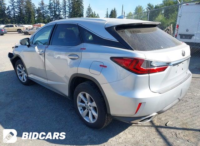 2T2BZMCA8GC004402 2016 Lexus RX photo no. 3