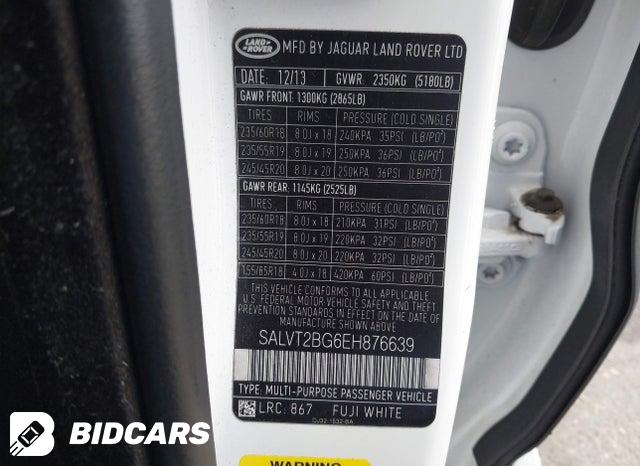 SALVT2BG6EH876639 2014 Land Rover Range Rover photo no. 9