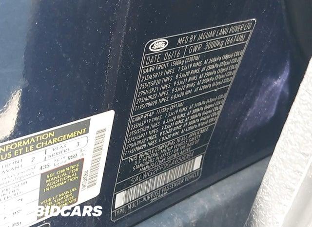 SALWG2PF9GA658084 2016 Land Rover Range Rover photo no. 9