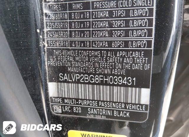SALVP2BG8FH039431 2015 Land Rover Range Rover photo no. 9
