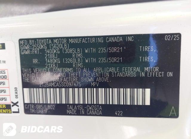 2T2BAMCA5SC097475 2025 Lexus RX photo no. 9
