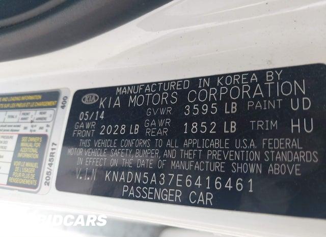KNADN5A37E6416461 2014 KIA Rio photo no. 9