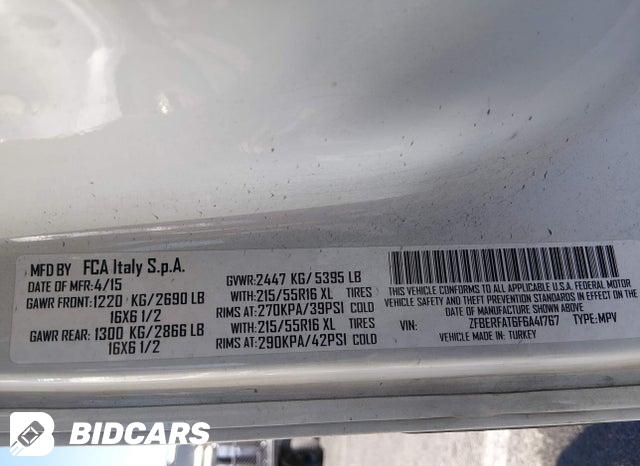 ZFBERFAT6F6A41767 2015 RAM Promaster photo no. 9