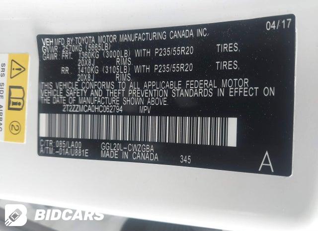 2T2ZZMCA0HC062794 2017 Lexus RX photo no. 9