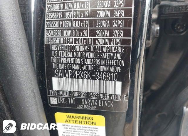 SALVP2RX6KH346810 2019 Land Rover Range Rover photo no. 9