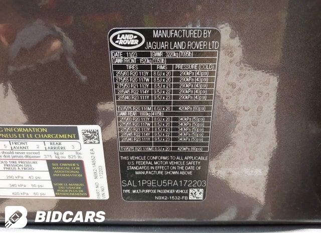 SAL1P9EU5RA172203 2024 Land Rover Range Rover photo no. 9