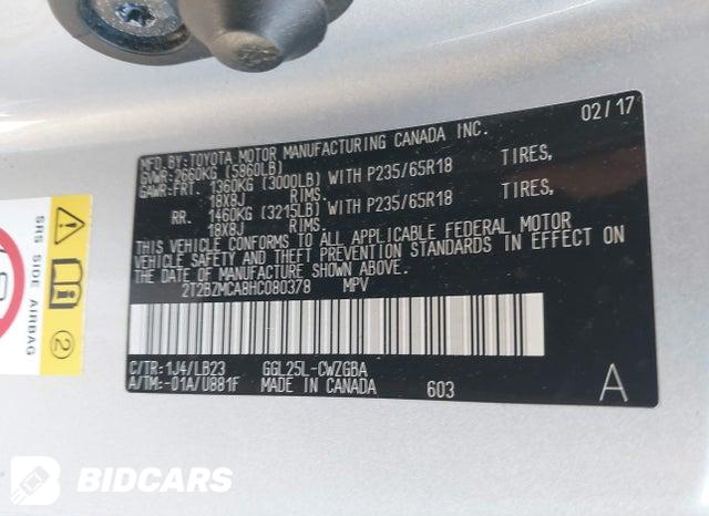 2T2BZMCA8HC080378 2017 Lexus RX photo no. 9