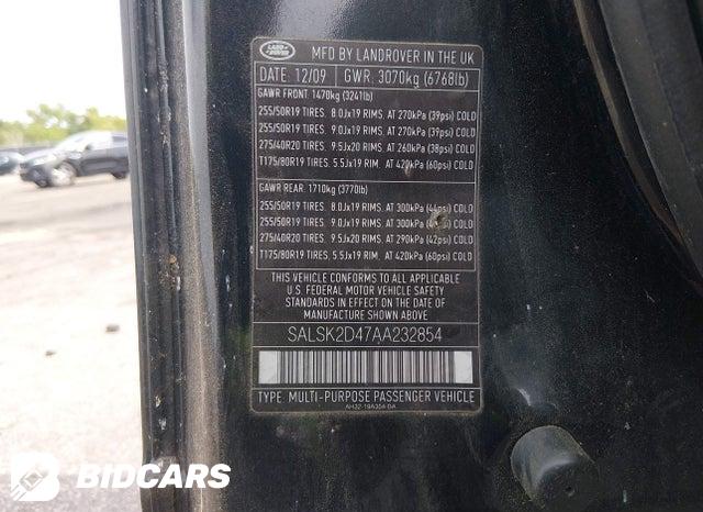 SALSK2D47AA232854 2010 Land Rover Range Rover photo no. 9
