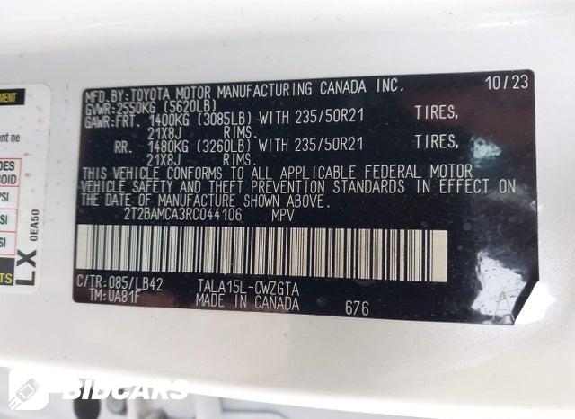 2T2BAMCA3RC044106 2024 Lexus RX photo no. 9