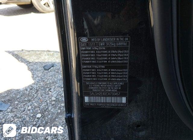 SALSH2E40CA730457 2012 Land Rover Range Rover photo no. 9