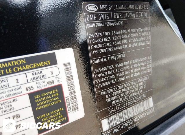 SALGS3EF6GA256034 2016 Land Rover Range Rover photo no. 9