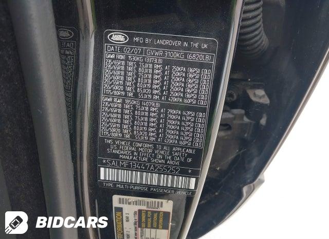 SALMF13447A255252 2007 Land Rover Range Rover photo no. 9