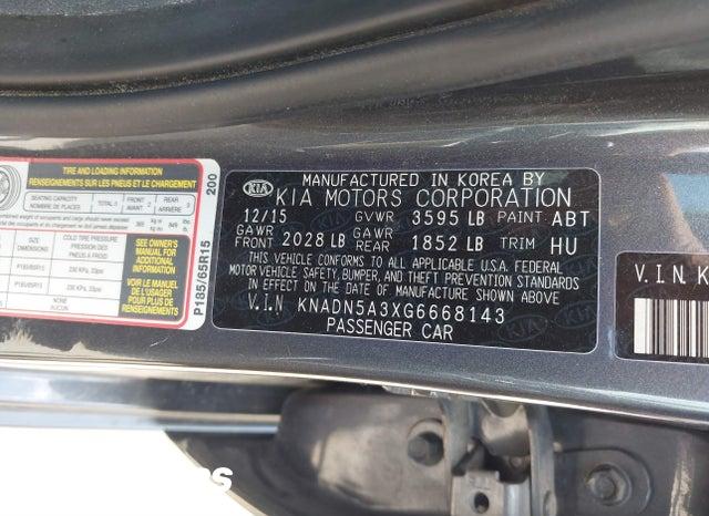 KNADN5A3XG6668143 2016 KIA Rio photo no. 9