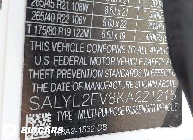 SALYL2FV8KA221215 2019 Land Rover Range Rover photo no. 9